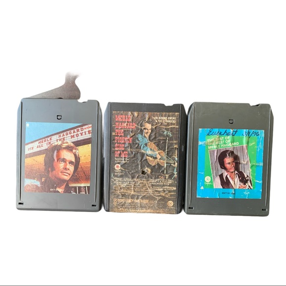 Lot of 3 Merle Haggard 8 track tapes - Picture 2 of 11